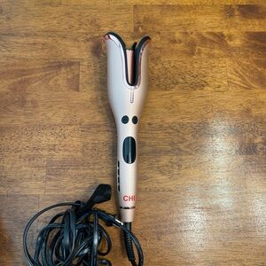 CHI Spin N Curl Pro Automatic Rotating Curling Iron Rose Gold 1 Inch